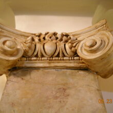 Scagliola Plaster Column After Restoration
